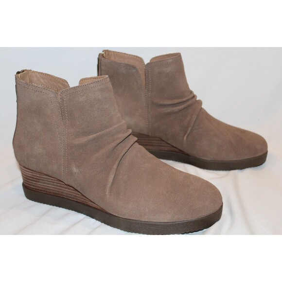 DANSKO WOMEN'S STEPHANIE WATERPROOF MOREL SUEDE BACK ZIP ANKLE BOOTS EU 41 - Picture 1 of 7